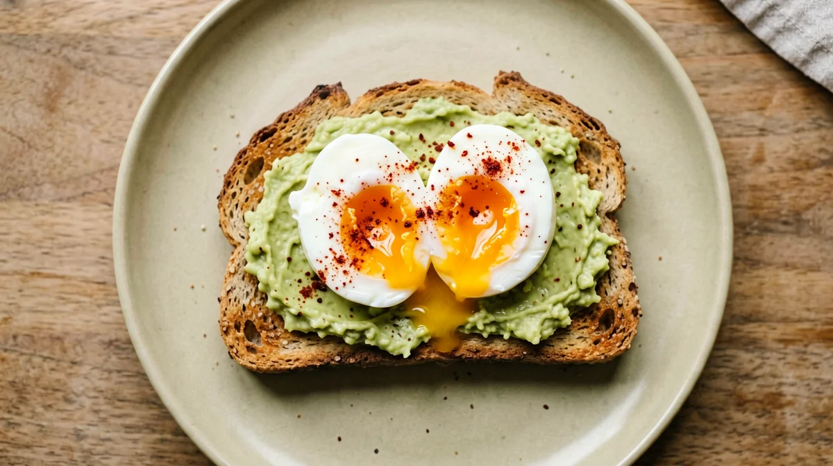 Uova in camicia su avocado toast