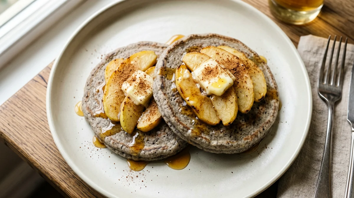 Breton-style buckwheat pancakes with apples