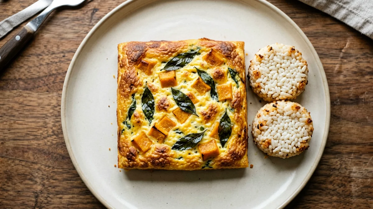 Frittata al forno di zucca e salvia