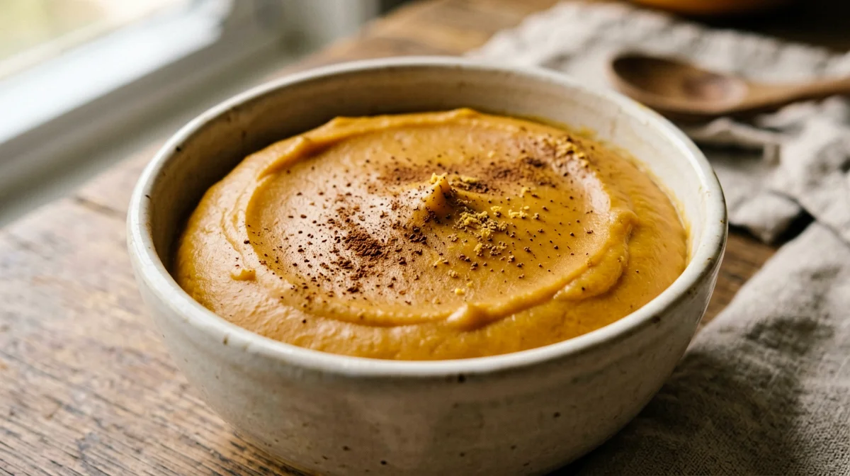 Spiced pumpkin pudding