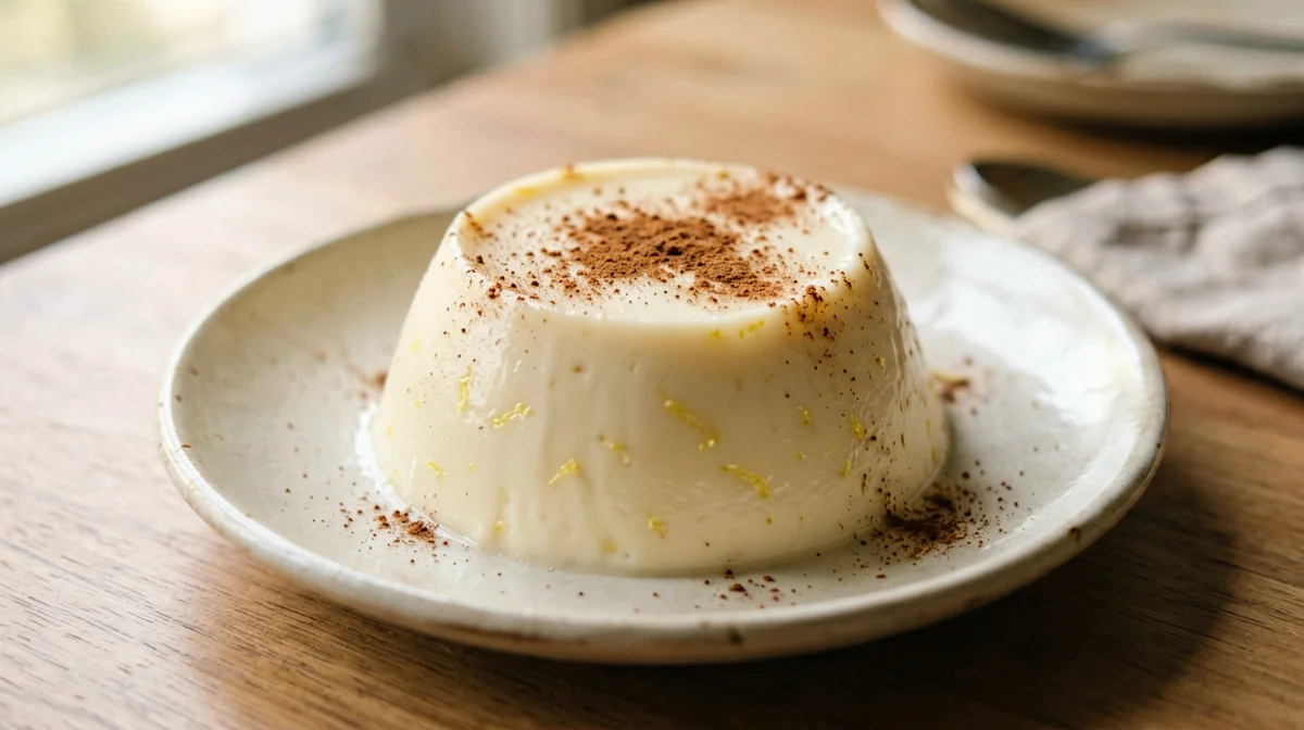 Lemon semolina pudding