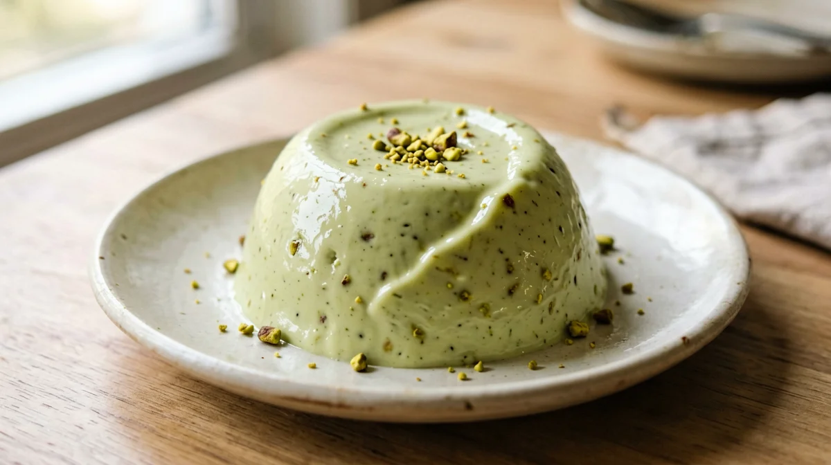 Budino light al pistacchio