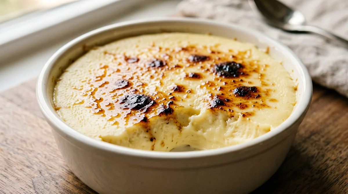 Crema catalana leggera alla soia