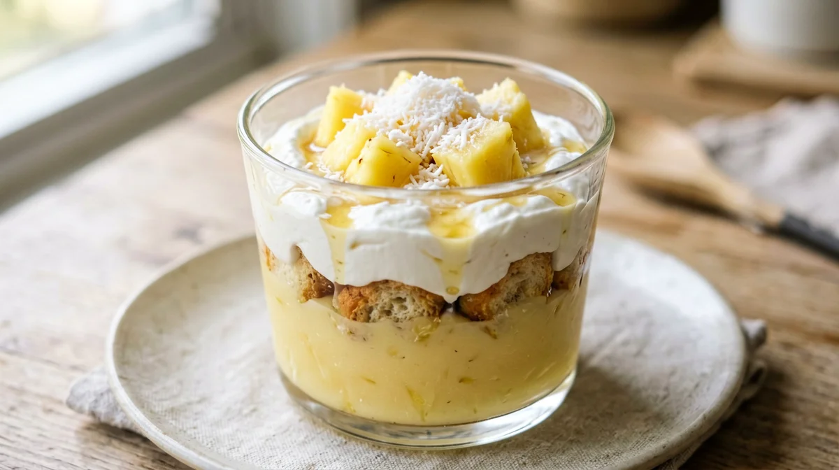 Tiramisù all'ananas e cocco
