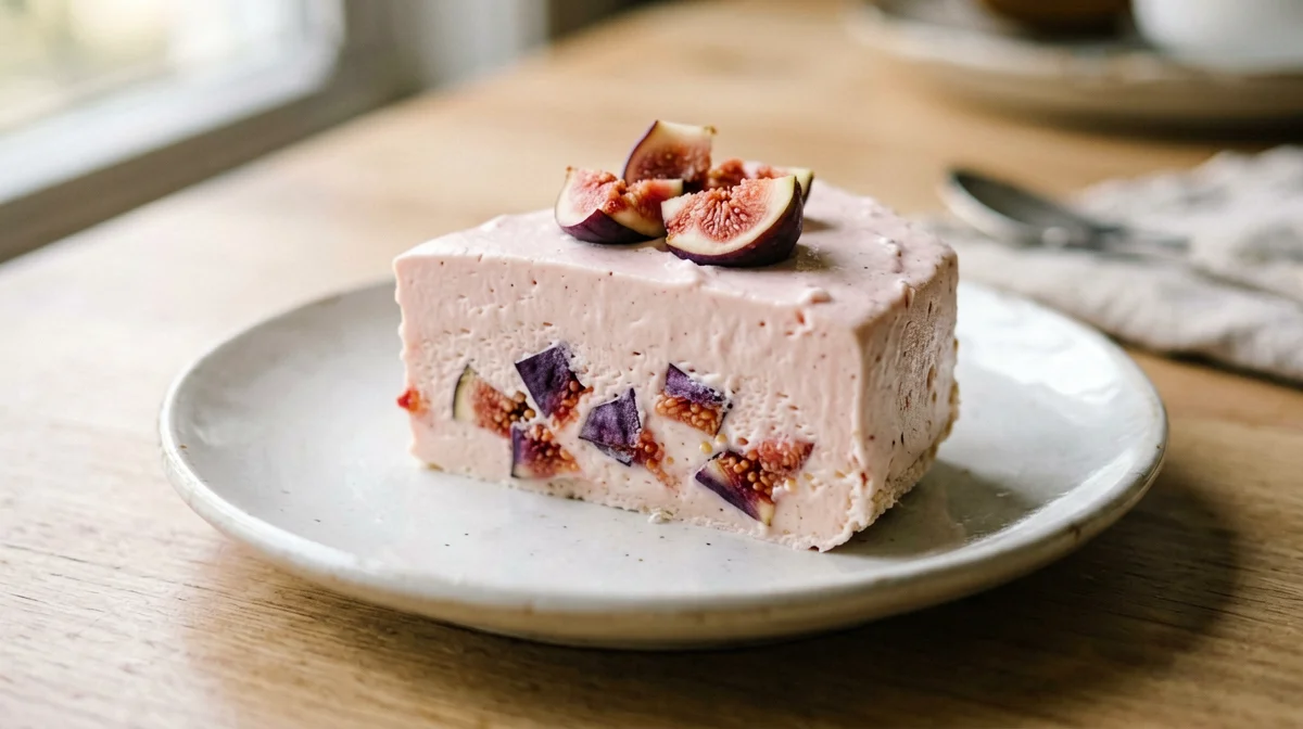 Semifreddo di ricotta light ai fichi