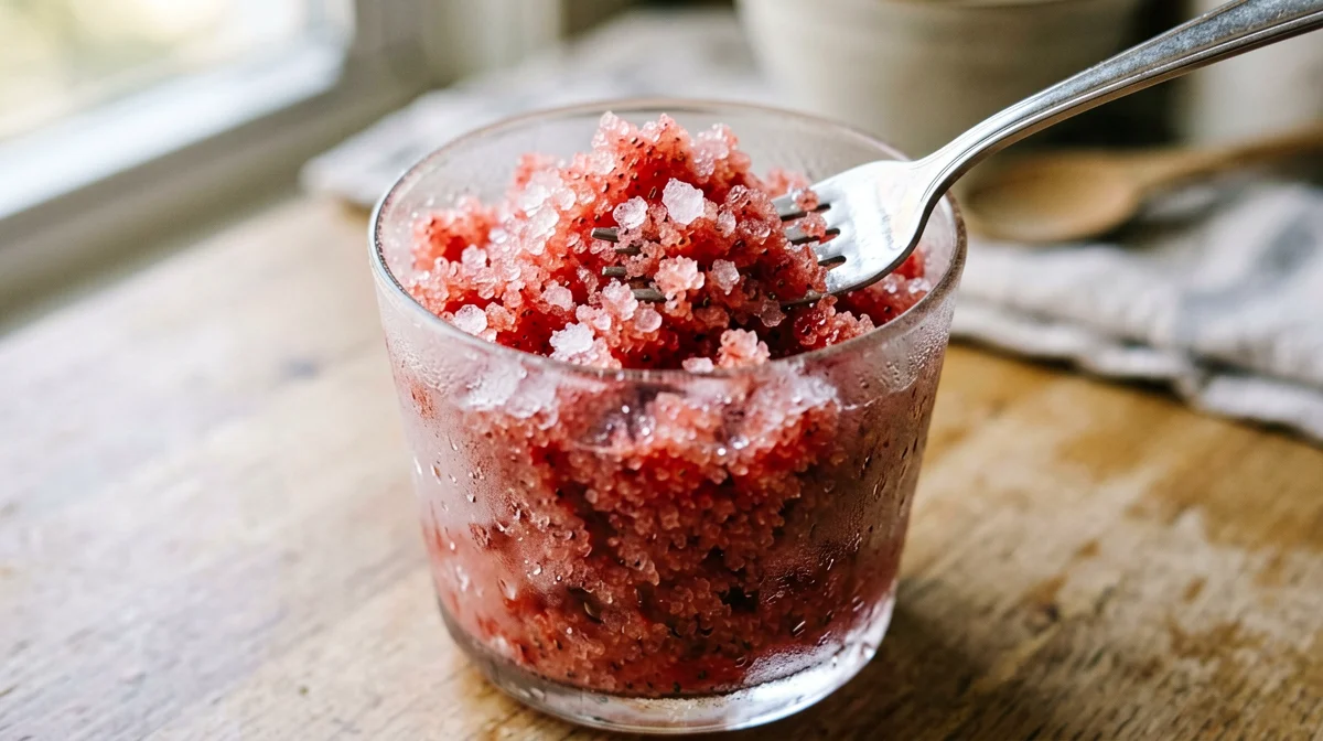 Granita di fragole