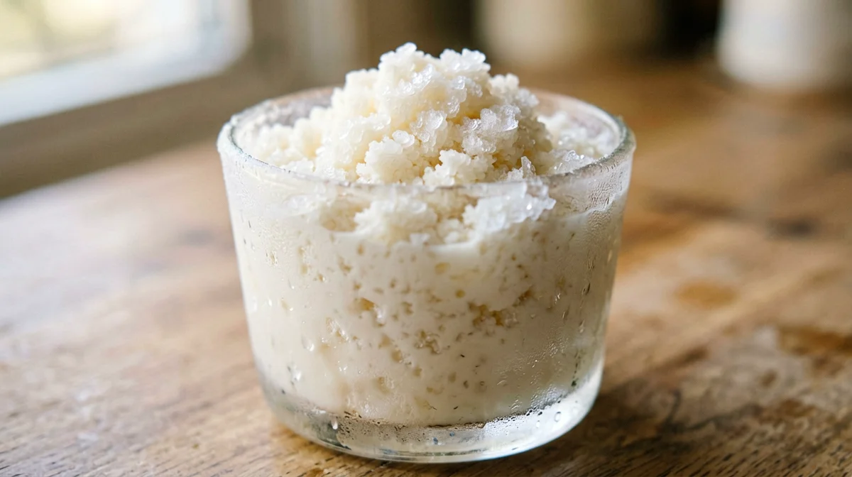 Almond granita