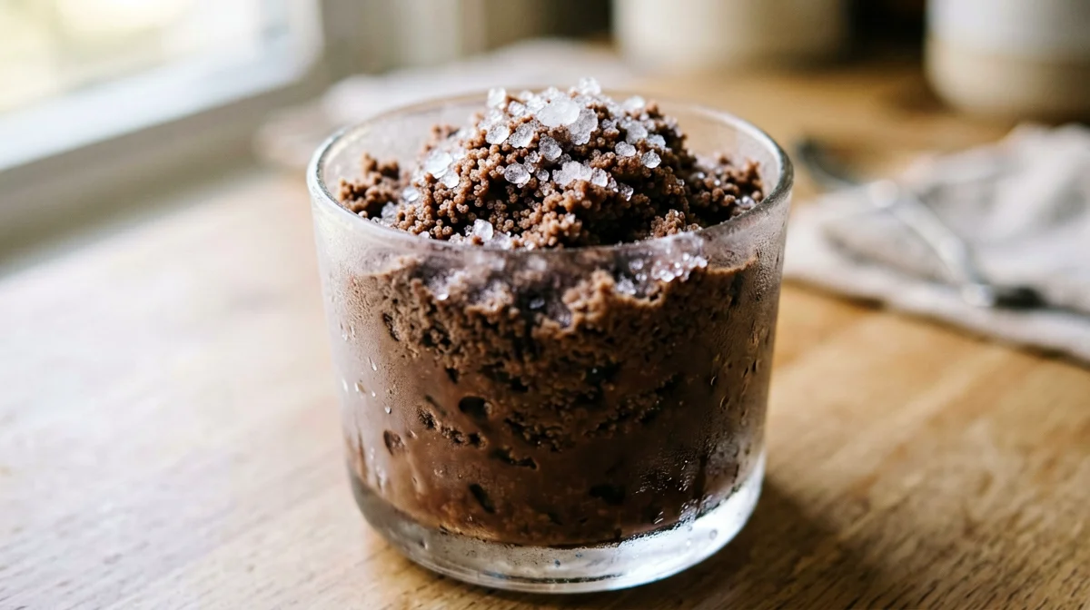 Granita al cacao e cannella
