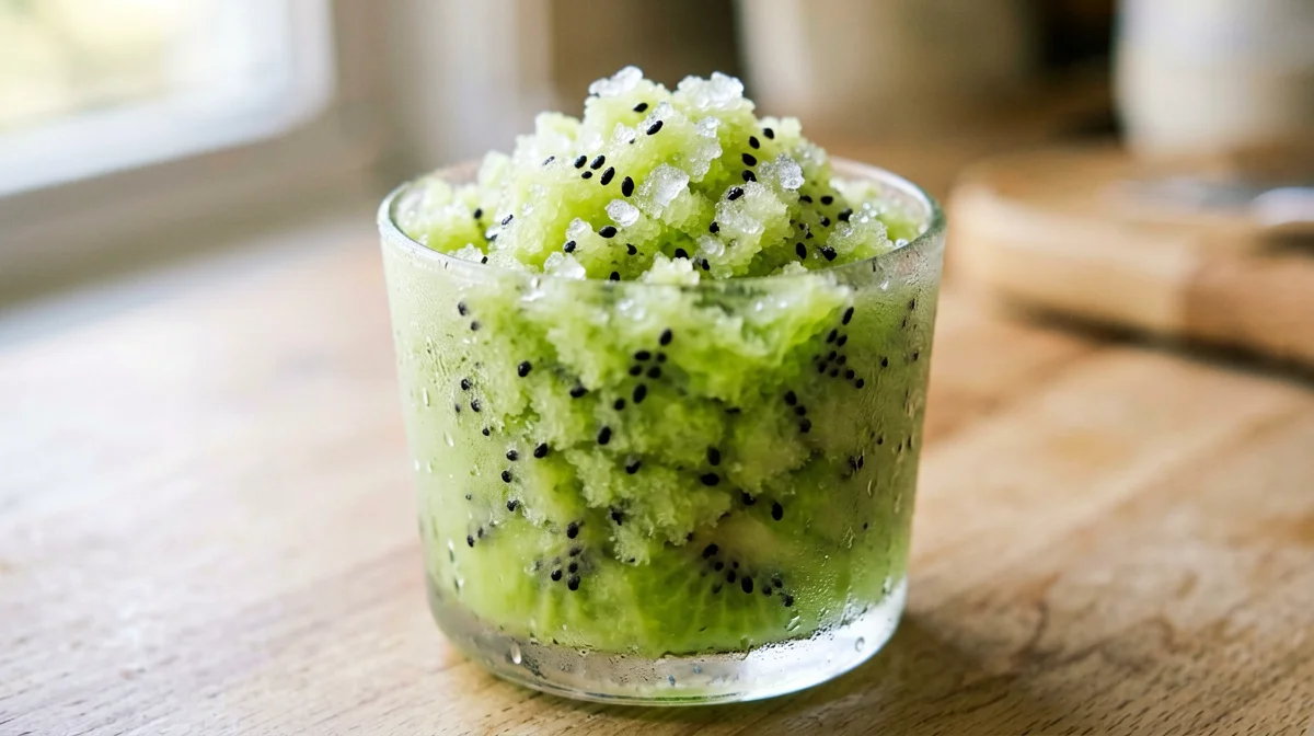Granita di kiwi e lime