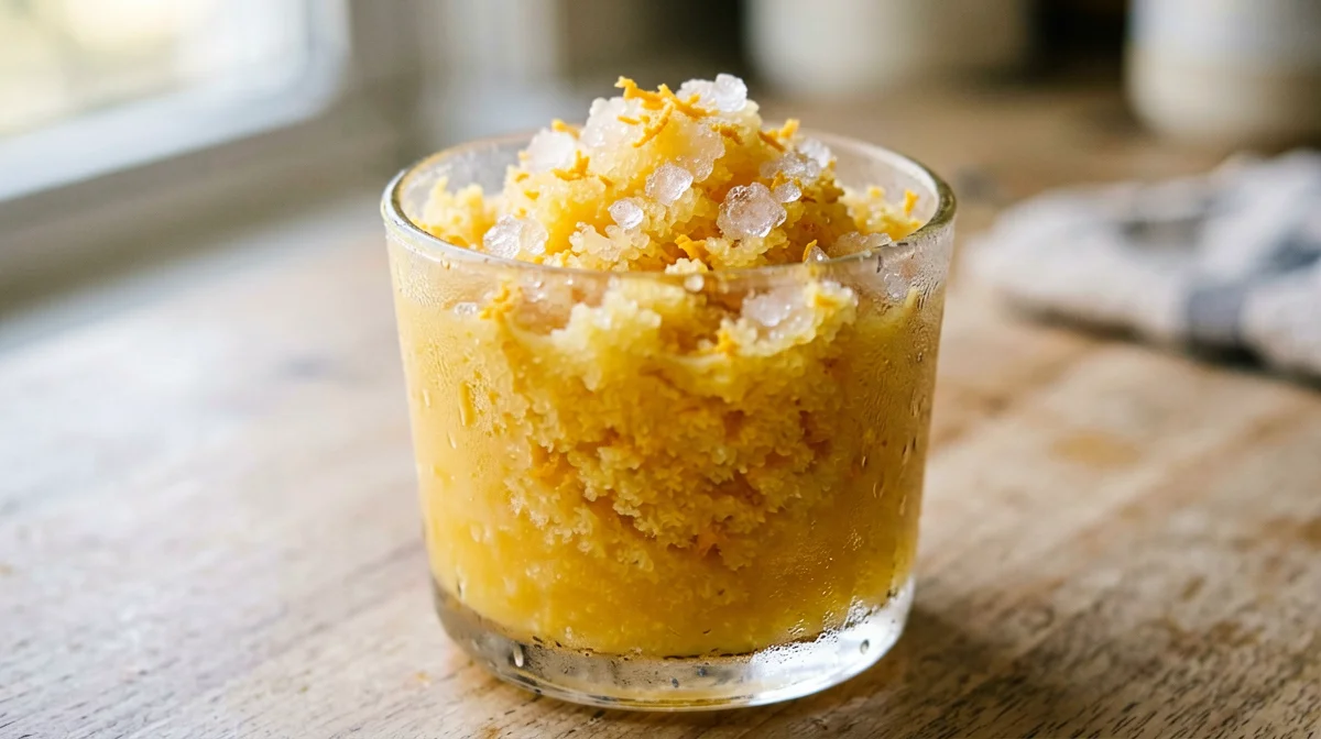 Granita di spremuta d'arancia