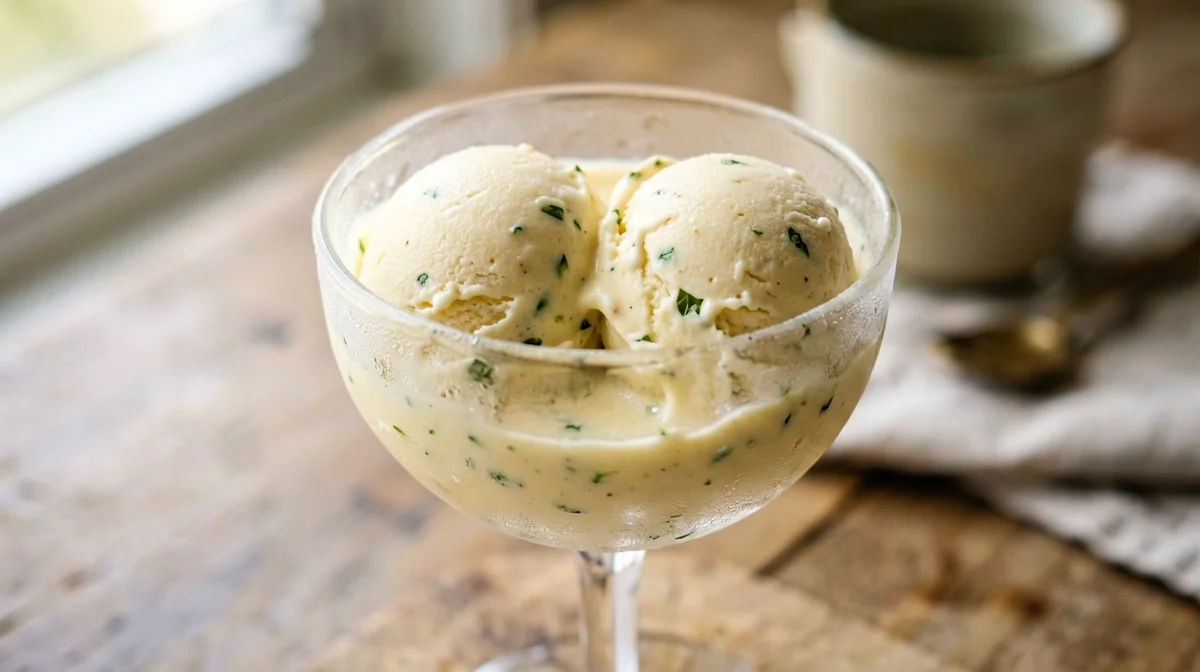 Sorbetto al limone e basilico