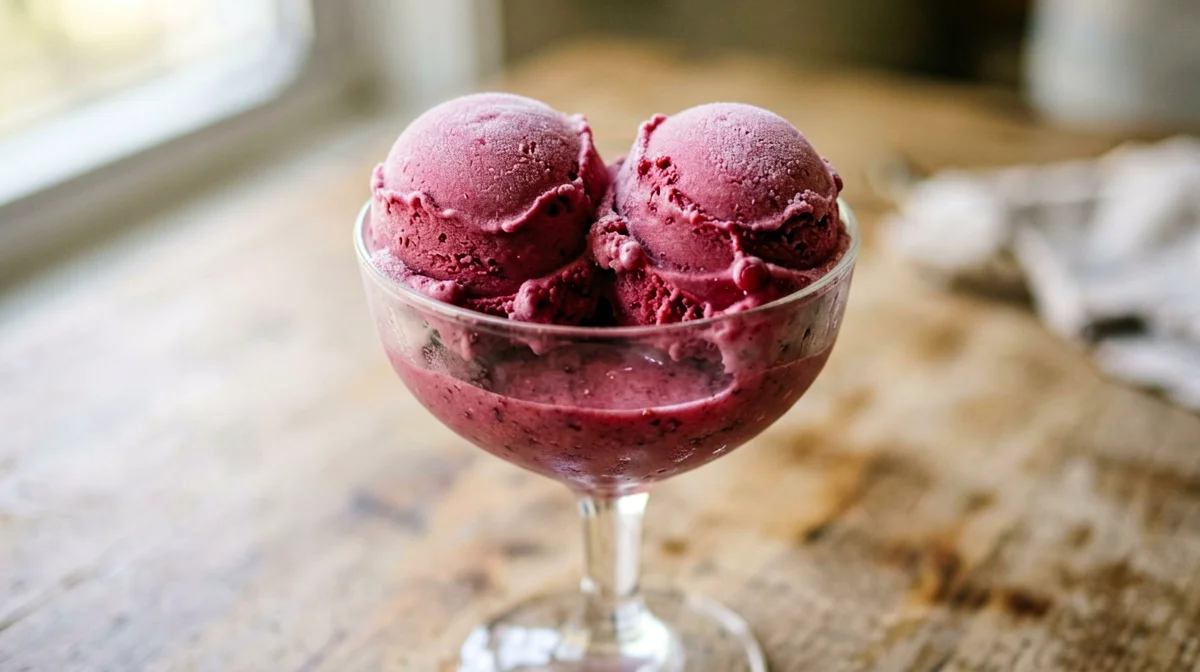 Sorbetto di lamponi