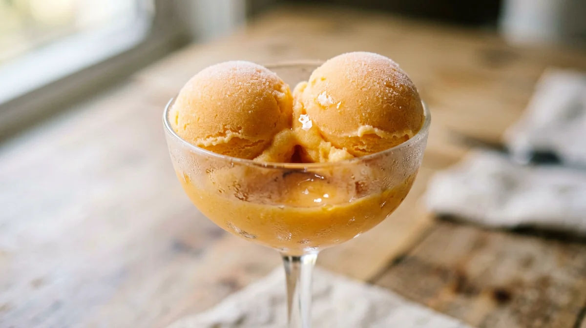 Mandarin sorbet