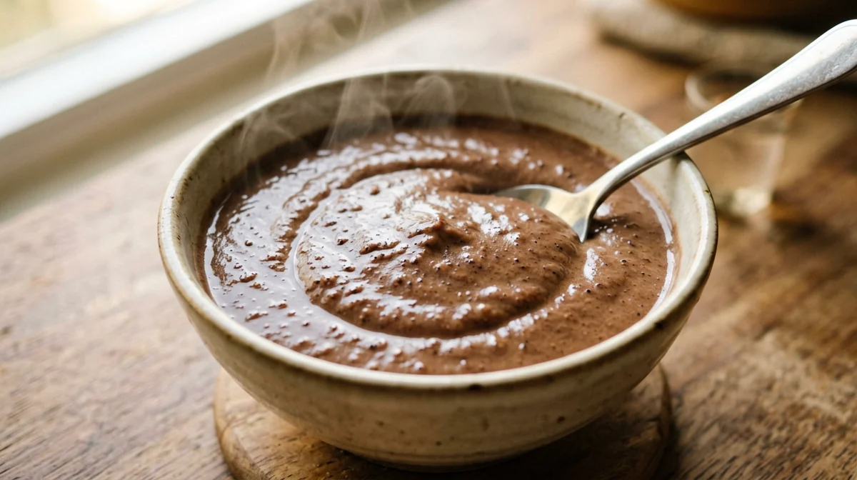 Crema vegana di semolino al cacao
