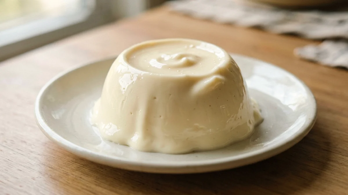 High-protein vanilla soy pudding