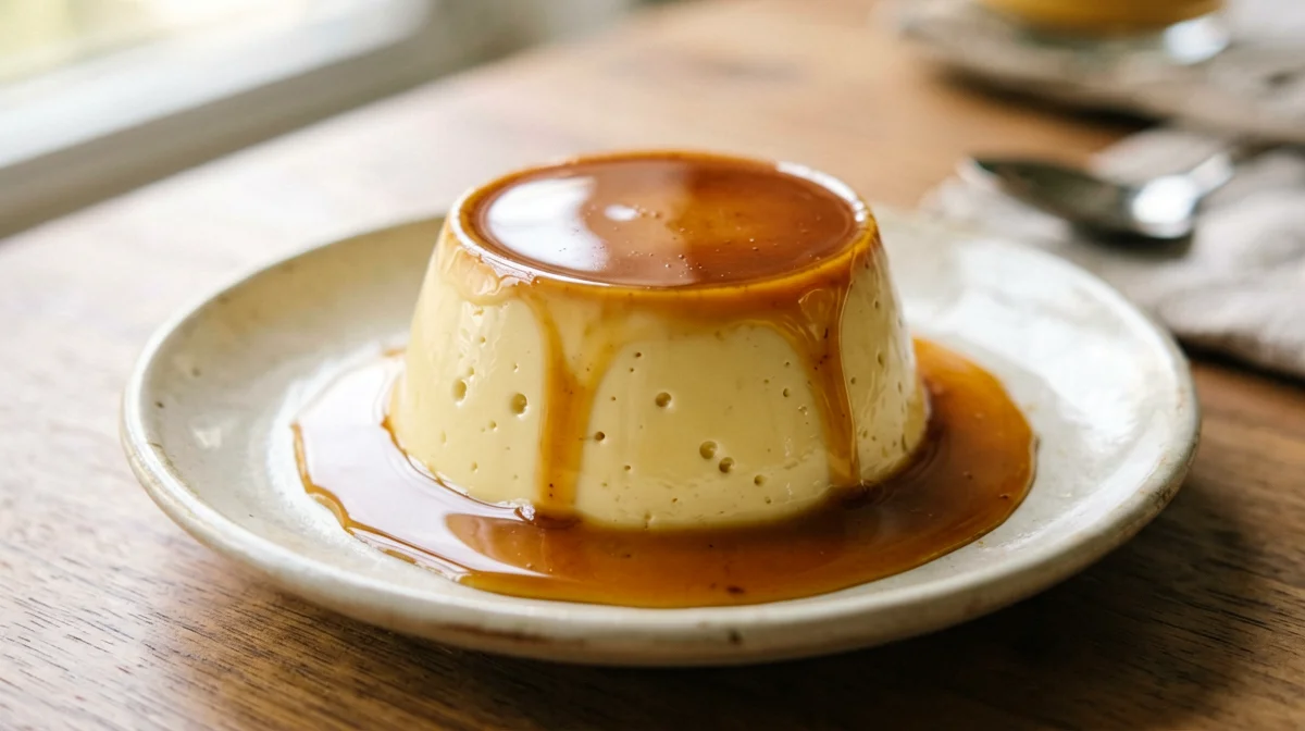 Light crème caramel
