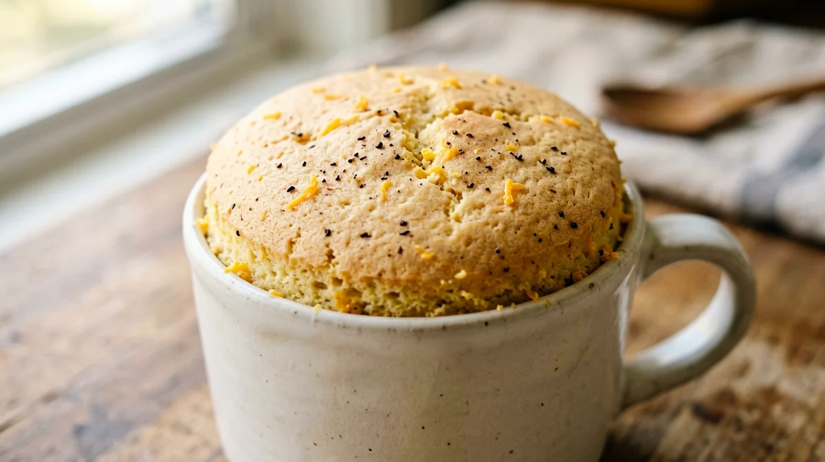 Mug cake all'arancia e cardamomo