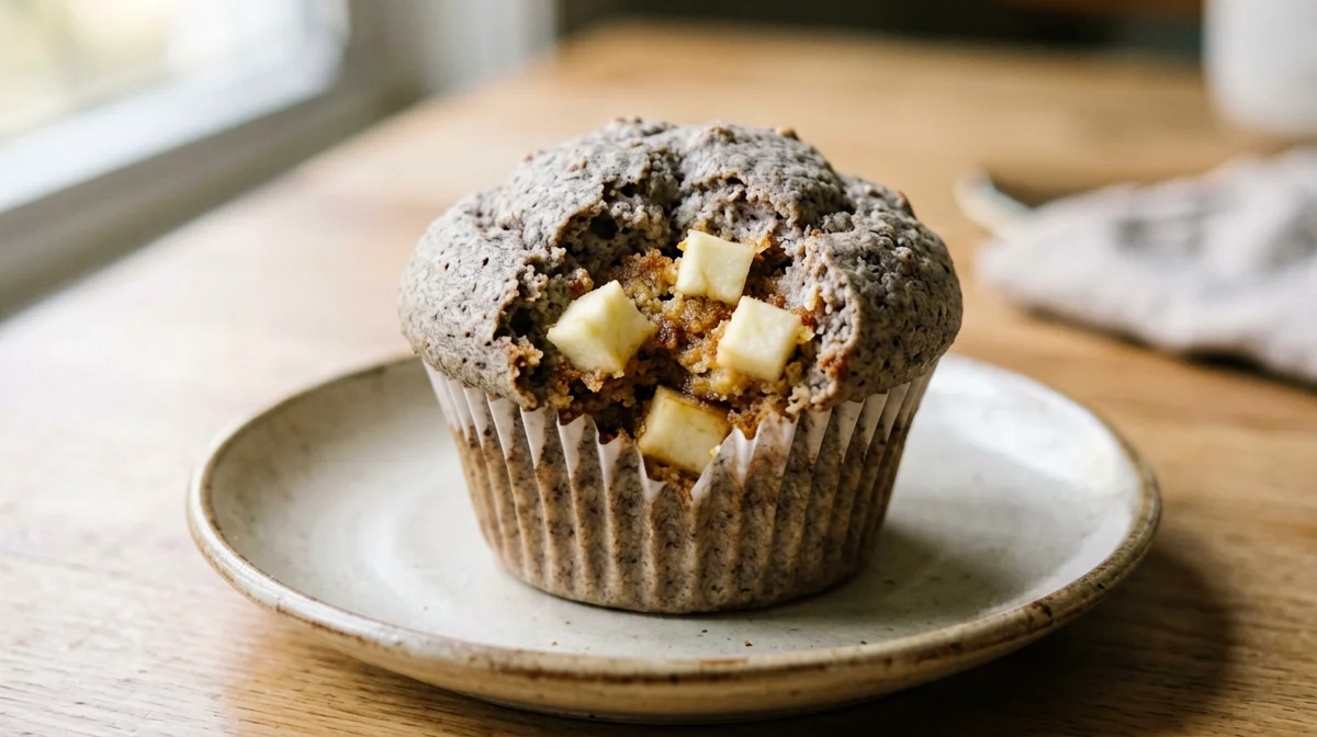Muffin di grano saraceno alle mele e cannella