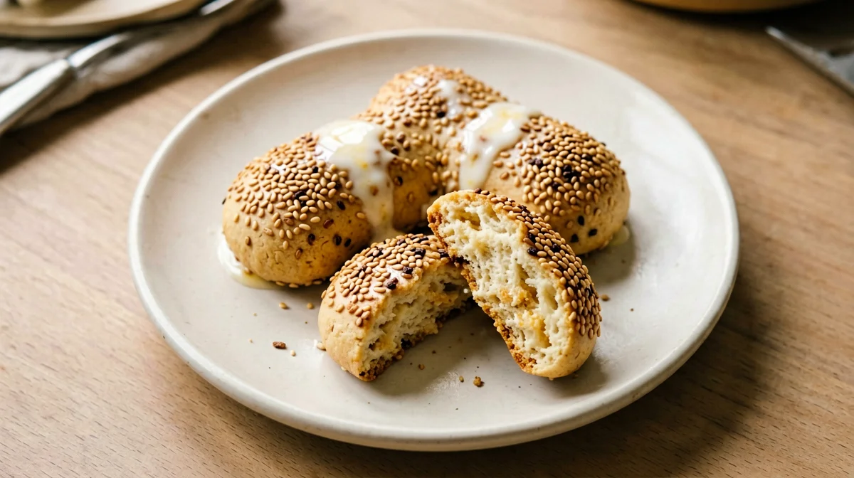 Biscotti al sesamo e miele