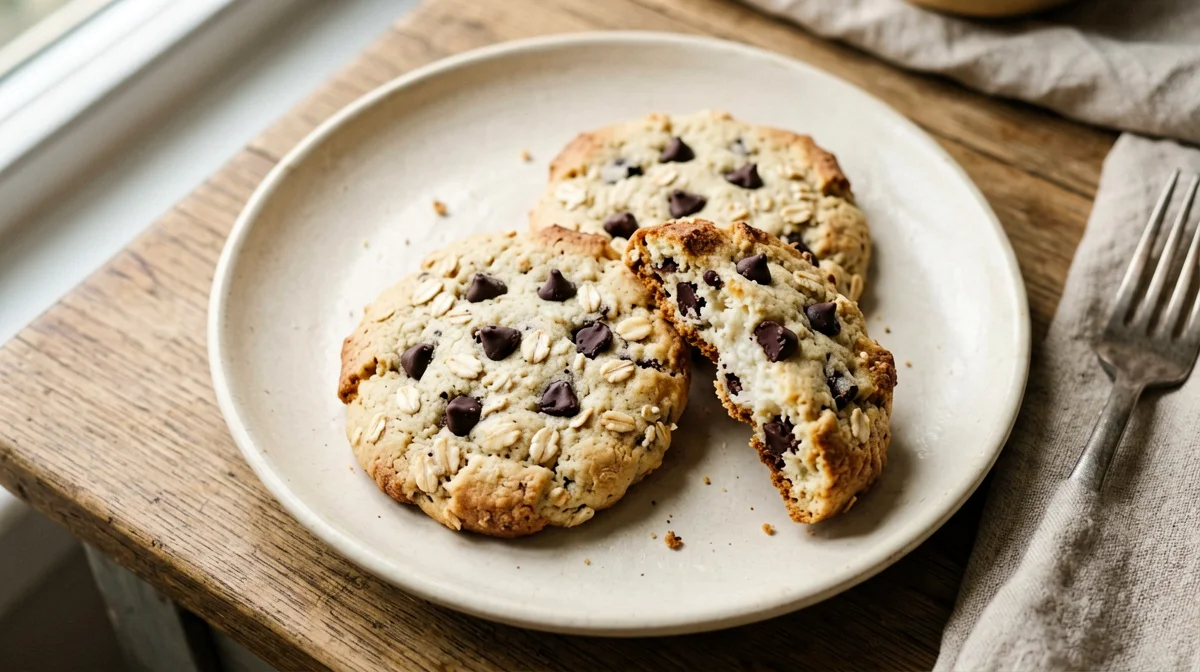 Cookies proteici di ricotta e avena