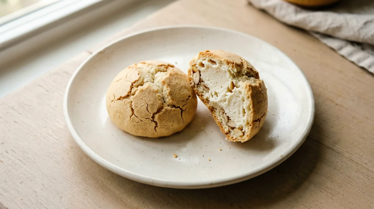 Amaretti morbidi di albumi e mandorle