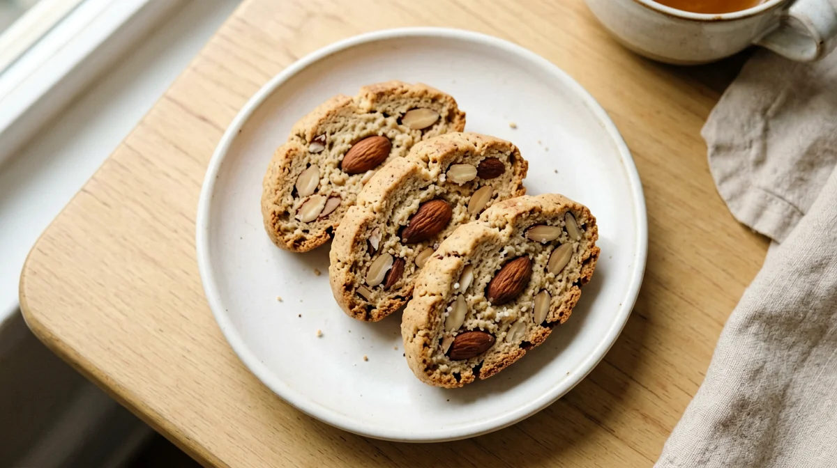 Whole wheat almond cantucci