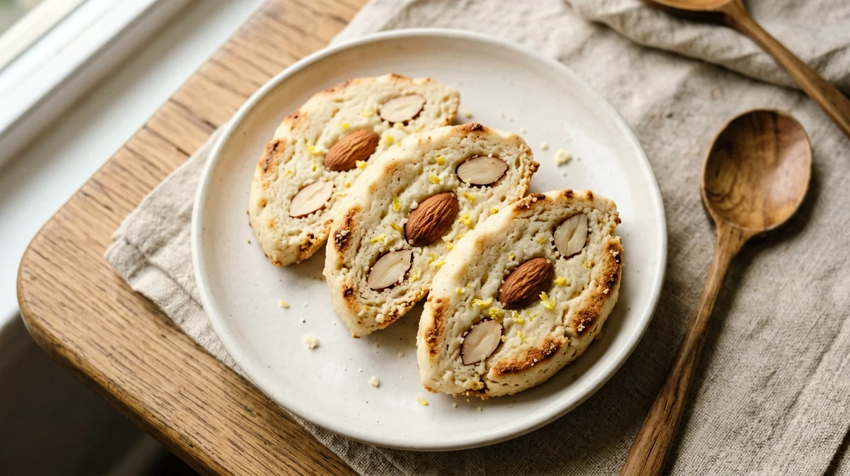 Cantucci senza glutine al limone e mandorle