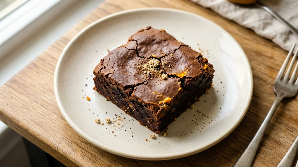 Brownie speziato alla zucca