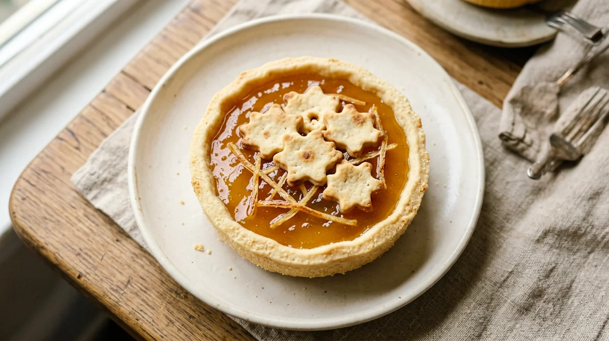 Gluten-free orange marmalade tartlet