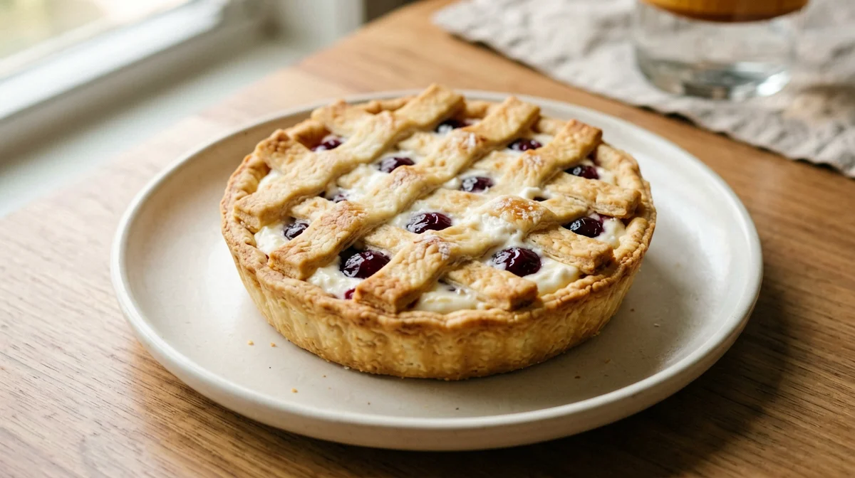 Crostatina di ricotta e amarene alla romana