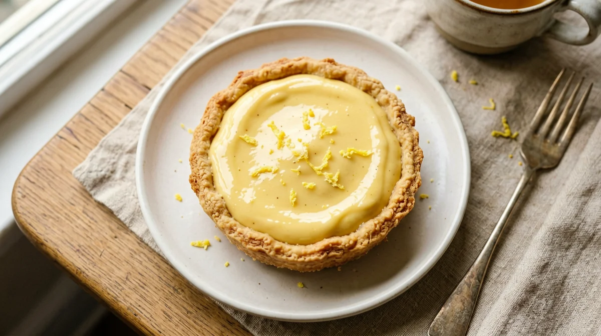 Lemon tartlet with light curd