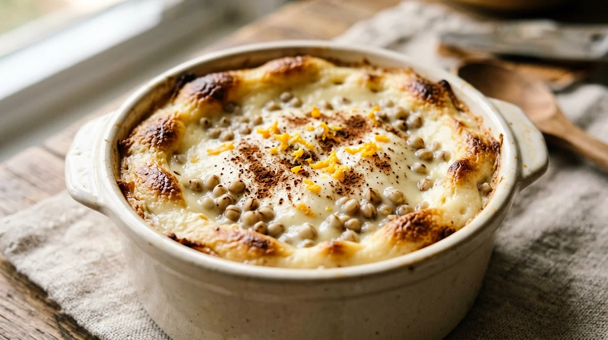 Pastiera di farro in cocotte