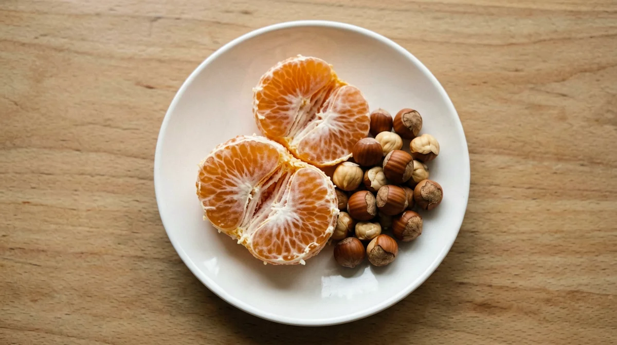 Mandarins and Piedmont hazelnuts