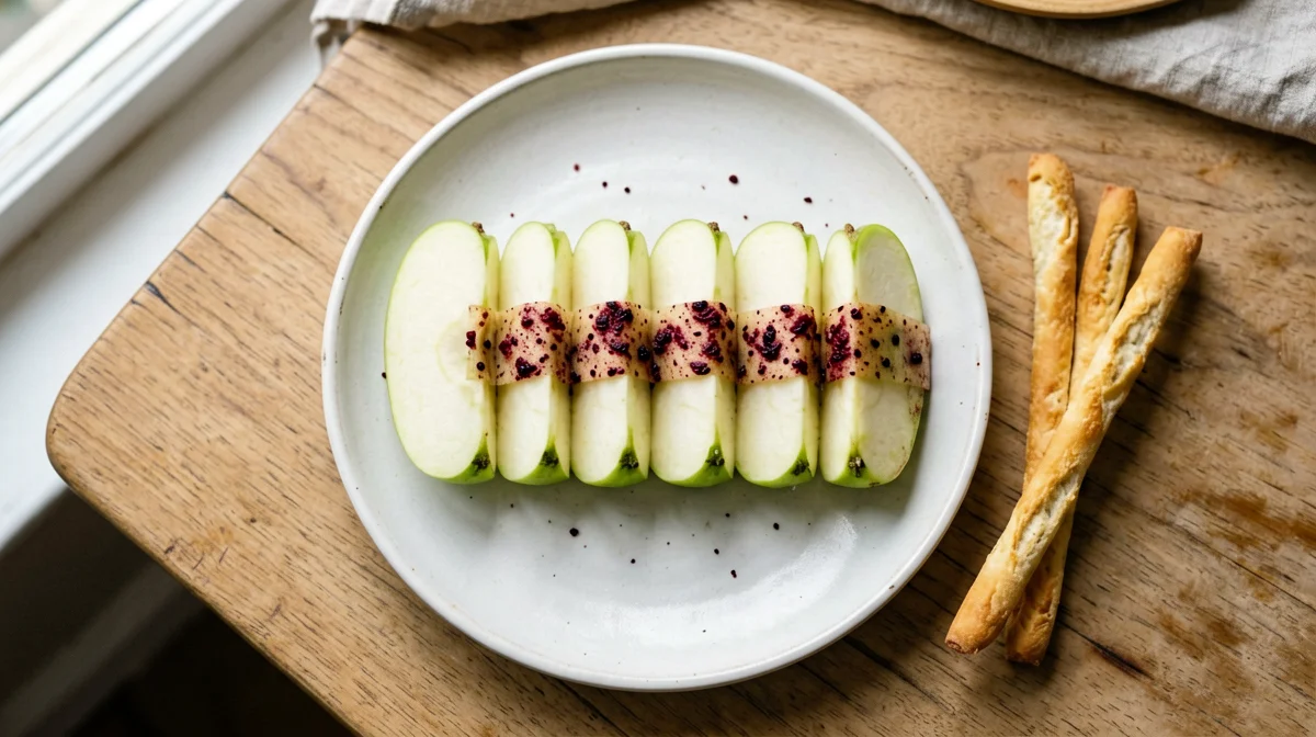 Speck and green apple rolls