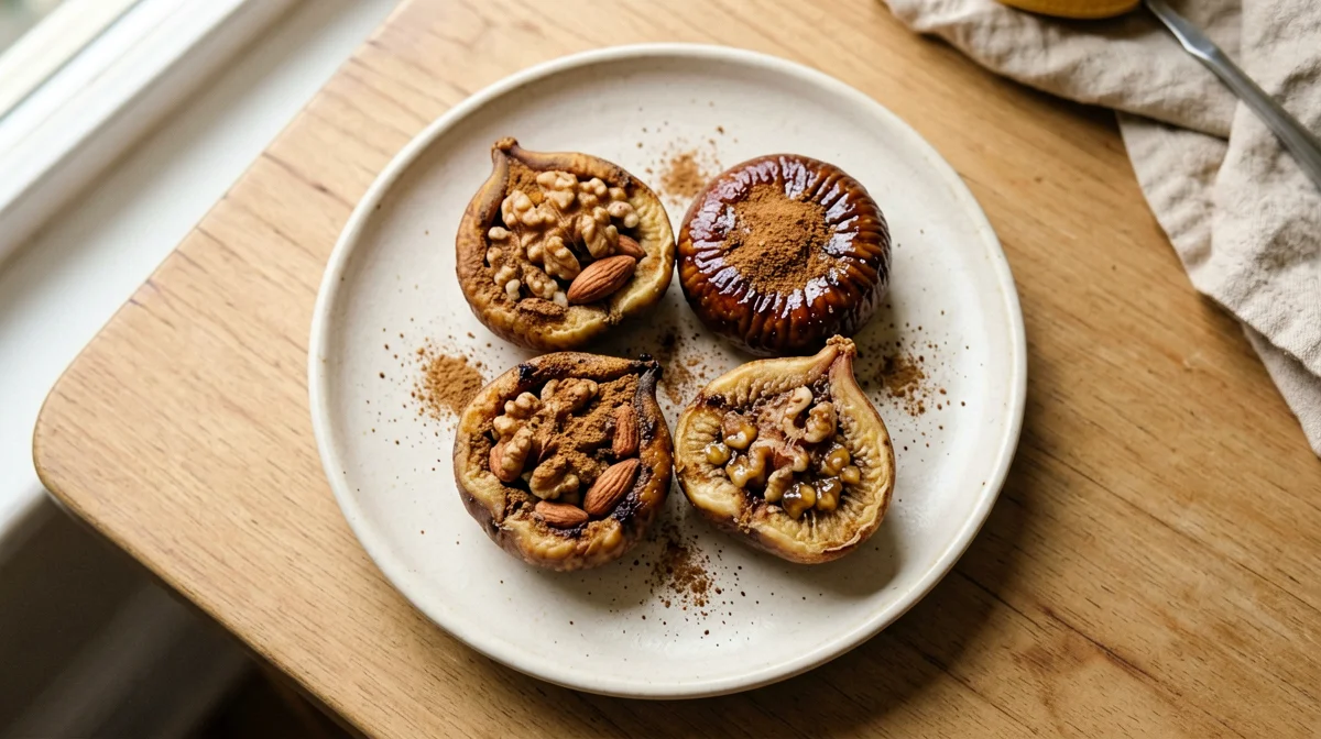 Calabrian dried figs stuffed with walnuts and almonds