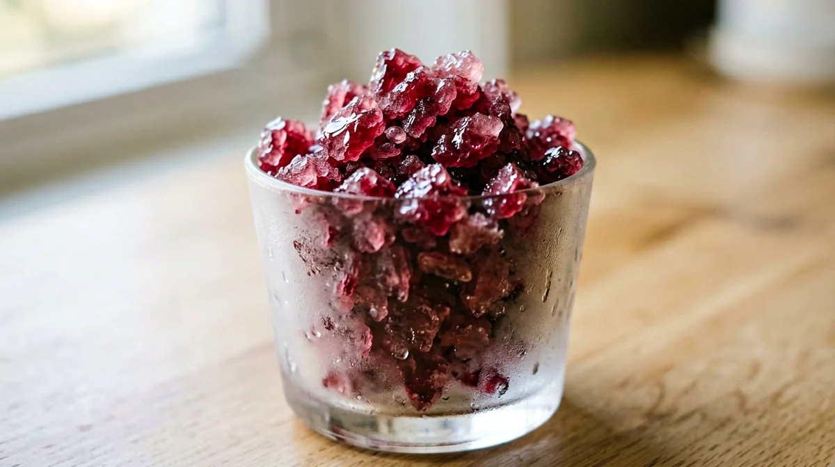 Granita di ciliegie