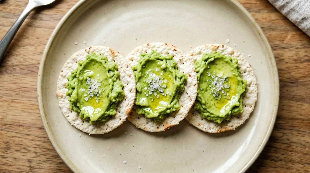 Gallette di riso con avocado