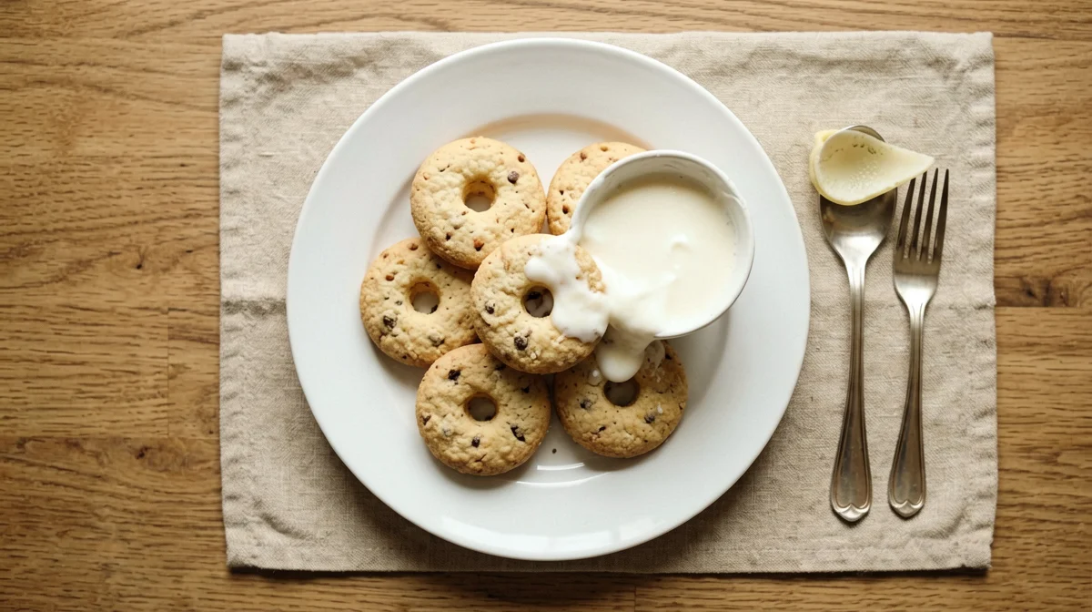 Biscotti secchi e latte