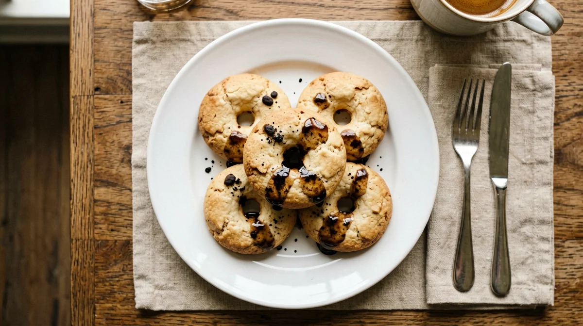 Biscotti secchi inzuppati nel caffellatte