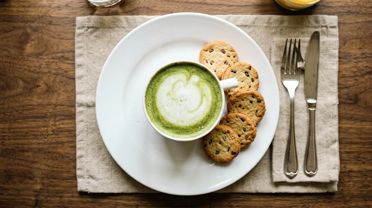 Cappuccino e biscotti secchi