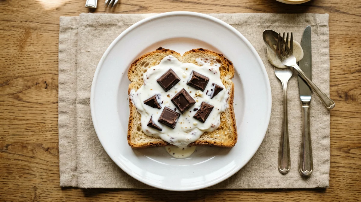 Pane e cioccolato con latte