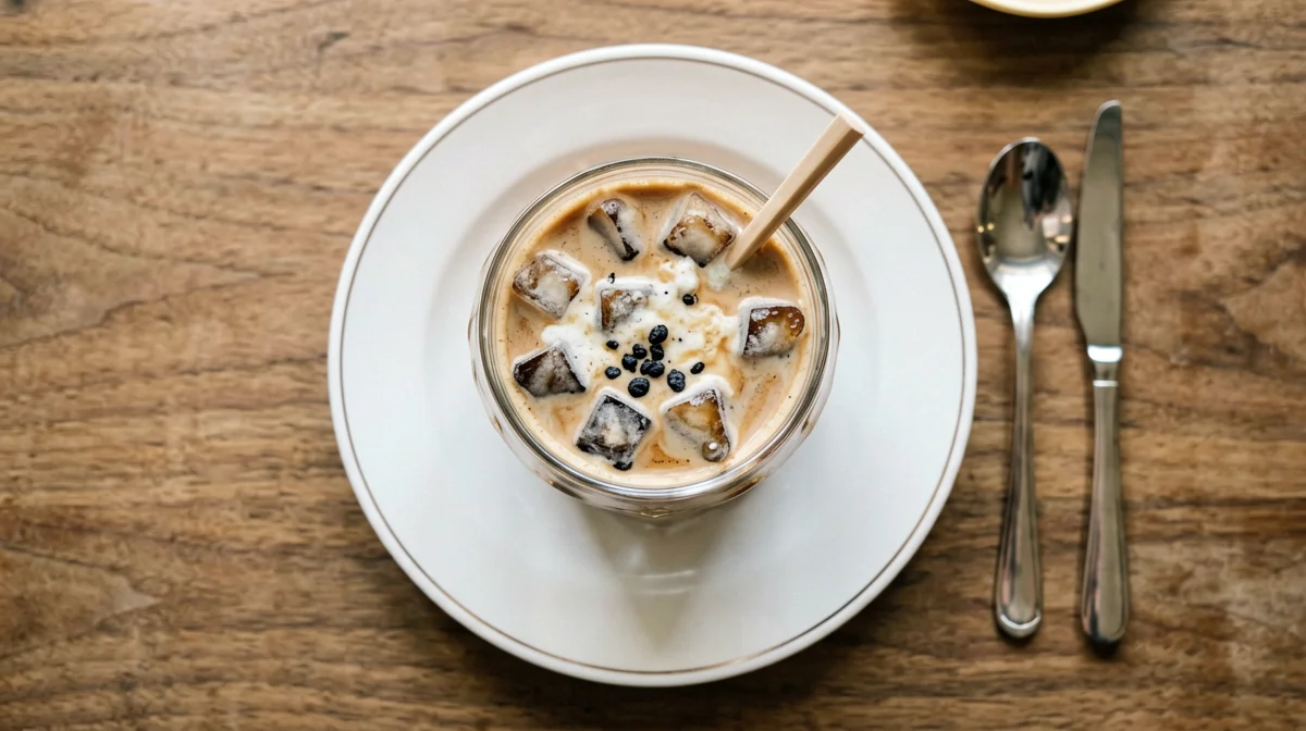 Shakerato proteico al caffè