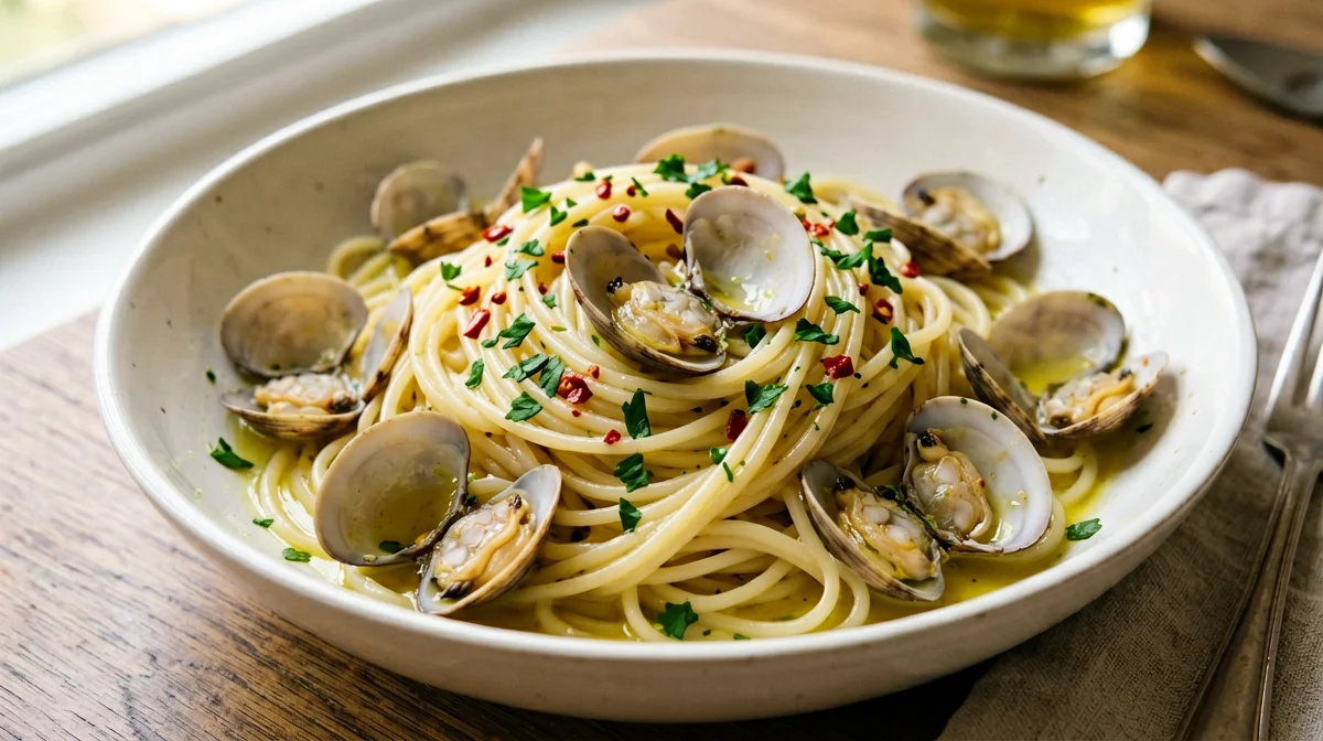 Spaghetti alle vongole veraci