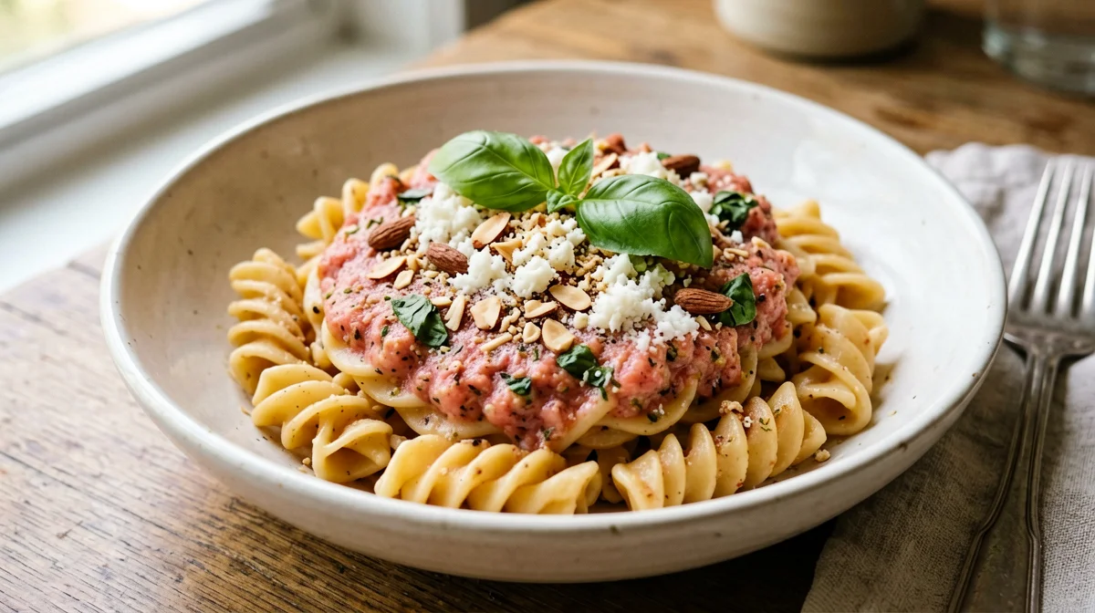 Busiate al pesto trapanese