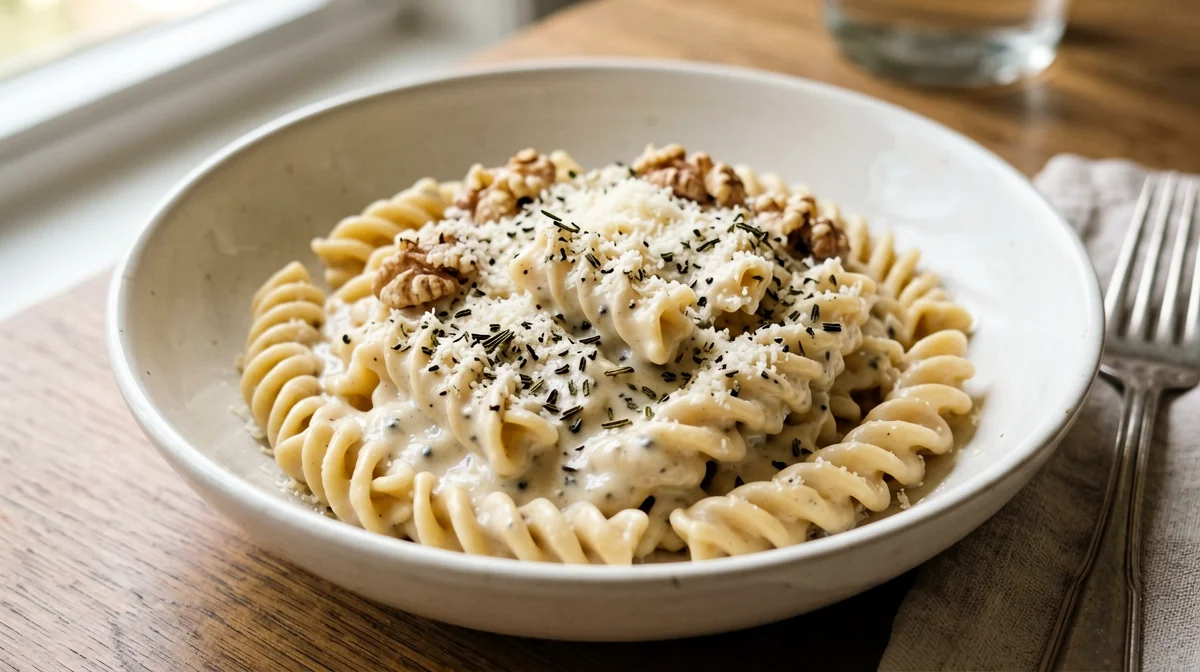 Trofie with Ligurian walnut sauce