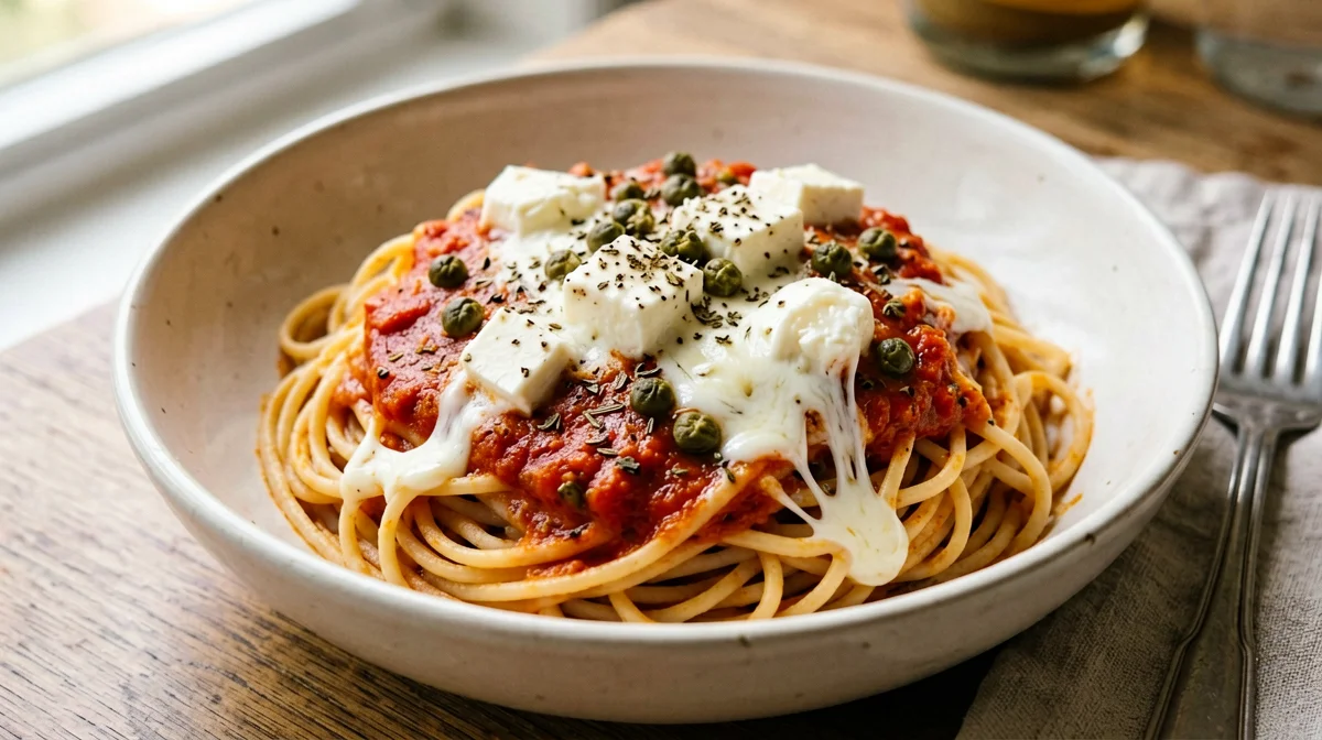 Spaghetti pizzaiola