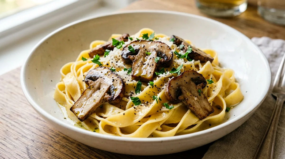 Tagliatelle ai funghi porcini