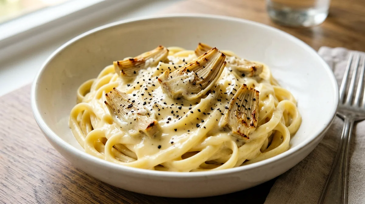 Carbonara di carciofi