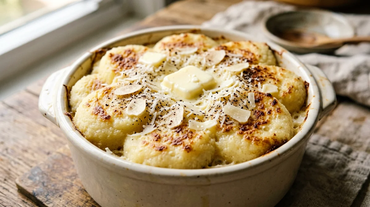 Gnocchi alla romana in cocotte