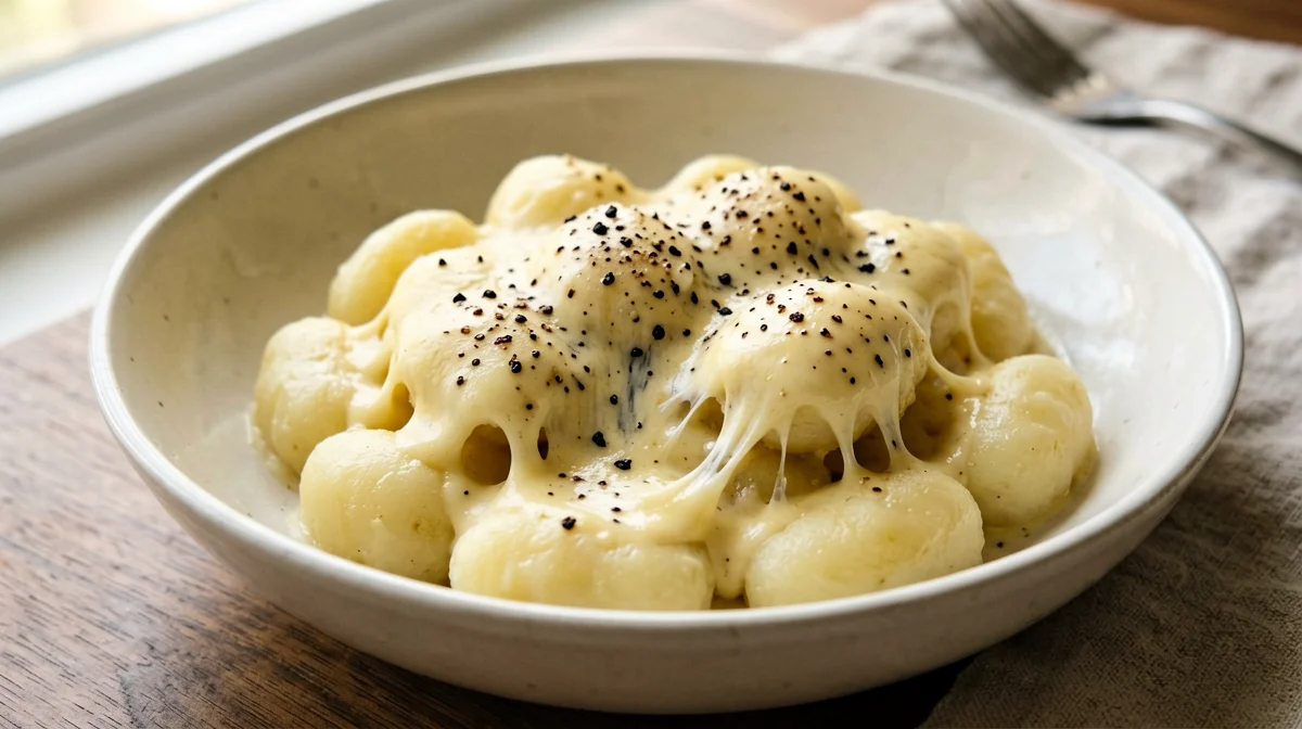 Gnocchi alla bava con fontina